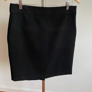 Aritzia Babaton Black Tailored Pencil Skirt